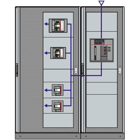 Plastron plein H 100mm L 600mm (x1) 1STQ007478A0000 ABB PPFB1060