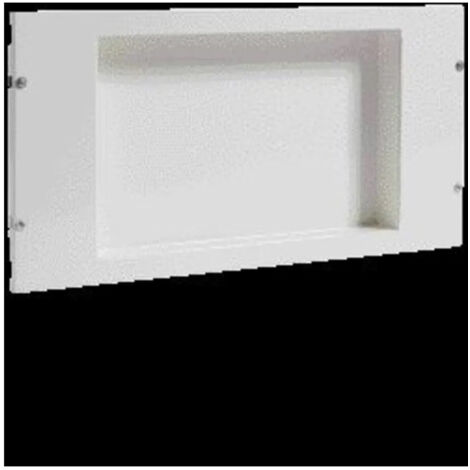 Plastron.evo,pour coffret métallique,creusé,400x600mm - HAGER UC292