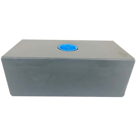Réservoir 45L pour stockage eau usée et propre – Polyéthylène haute densité – Longueur 51cm – Hauteur 25,4cm – Largeur 40,6cm – Plast'Up Rotomoulage