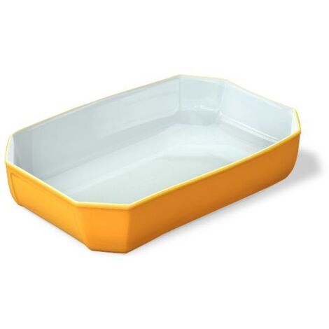Plat à Four Rectangulaire 33x22cm Colors Jaune - Pyrex