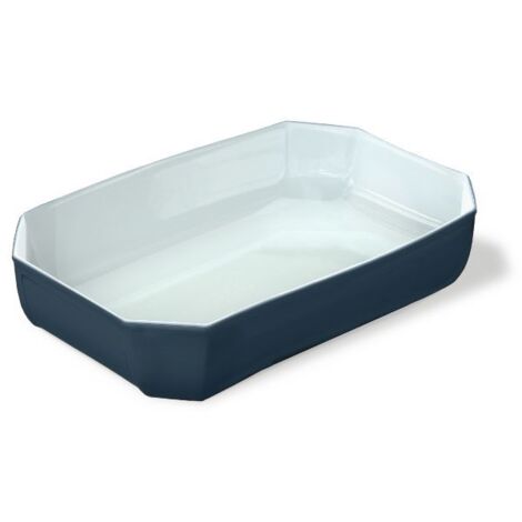 Plat à Four Verre Rectangulaire 33x22cm Colors Gris - Pyrex