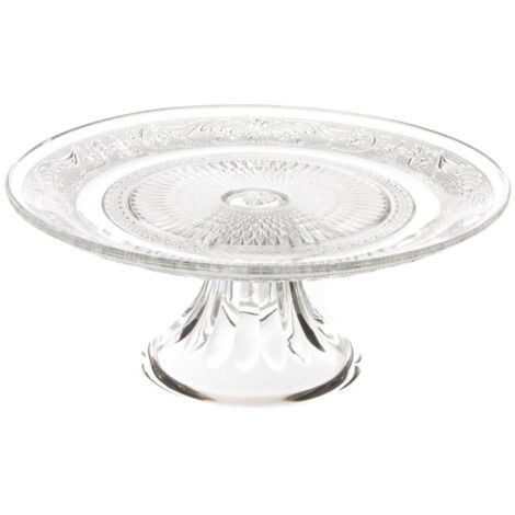 Plat à Gâteau sur Pied "Renaissance" 29cm Transparent