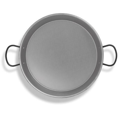 PLAT PAELLA ACIER POLI D.46CM 0146 (Vendu par 1)