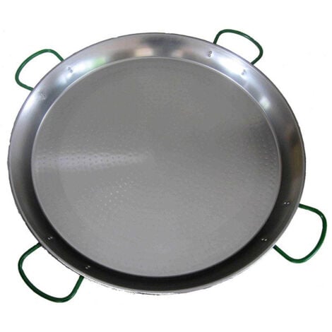 Plat à paella en métal avec 4 poignées ø 80cm