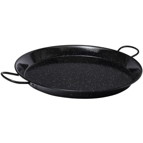 Plat à paella en métal émaillé Ø 46 cm