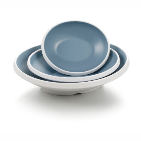 Plat à Tapas Mélamine Bleu 13 à 15 cm - Pujadas