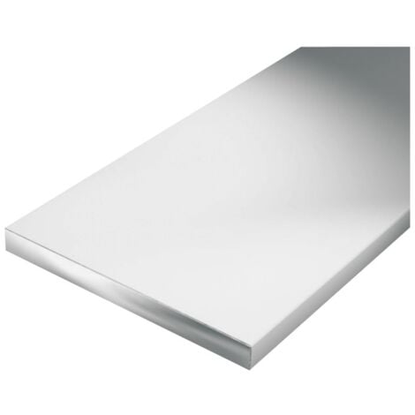 Plat Aluminium 1000/25x2mm argent - Argent