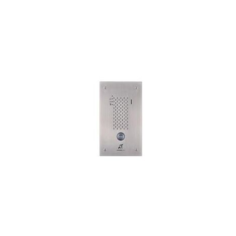 Plat. audio enc. inox 1 bp ip/sip synthèse vocale pictos boucle magnétique IXSSAL AIPHONE 200945