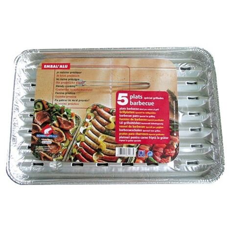 Plat Barbecue Aluminium Bg 34 X 22,5