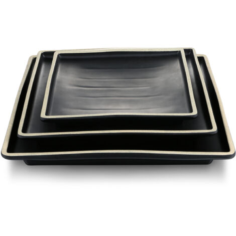 Plat Carré Terra en Mélamine 20,5 à 29 cm - Pujadas
