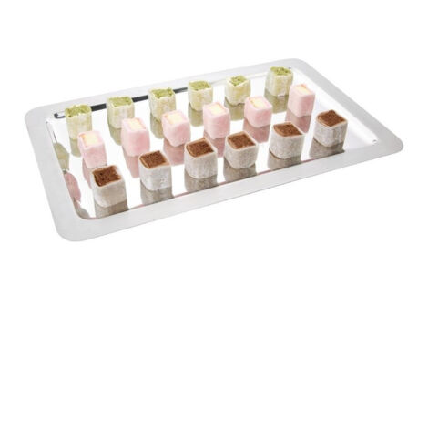 Plat de Présentation pour Restaurant en Inox - GN 1/1 - Olympia