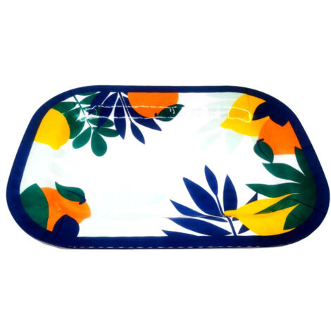 Plat de Service Imprimé "Rio" 43cm Multicolore