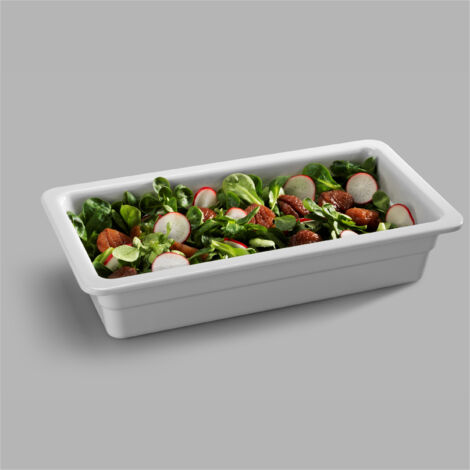 Plat en Mélamine Blanc GN 1/3 - H 20 à 100 mm - Pujadas