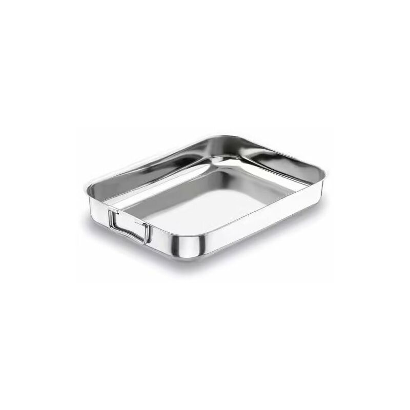 Lacor - plat a four haut 40X28X5.6CM inox anti-adherent pour pieces...