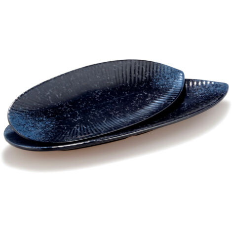 Plat Mélamine Elégance Feuille 34,5 x 13,5 cm - Pujadas