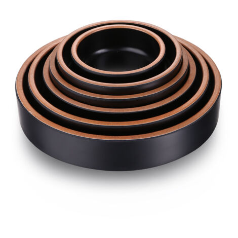 Plat Mélamine Terra Foncé Ø 10,5 à 15,5 cm - Pujadas