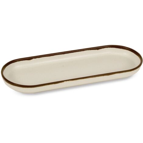 Plat Ovale en Mélaminé Collection Halo 30 x 11 cm - Pujadas