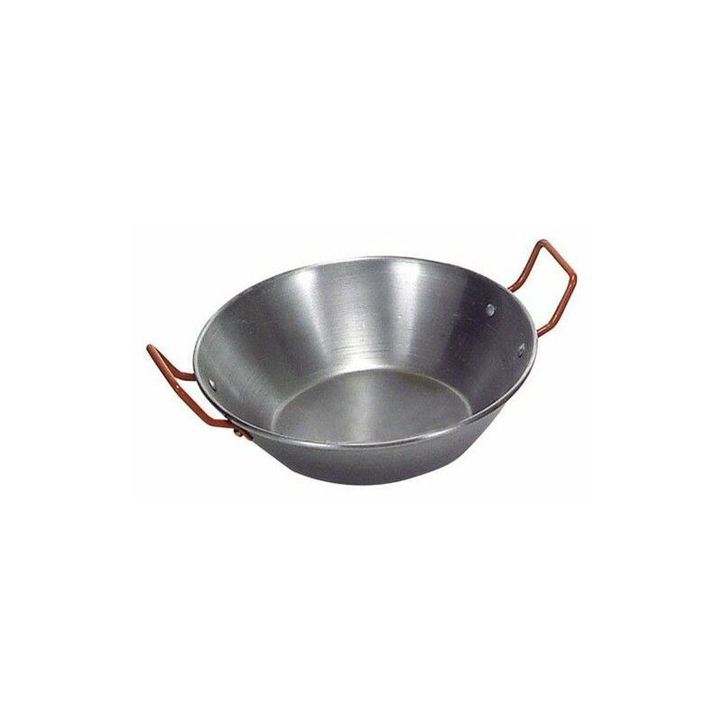 Poêle à Frire Profonde Polie Avec Anses 45 cm.
