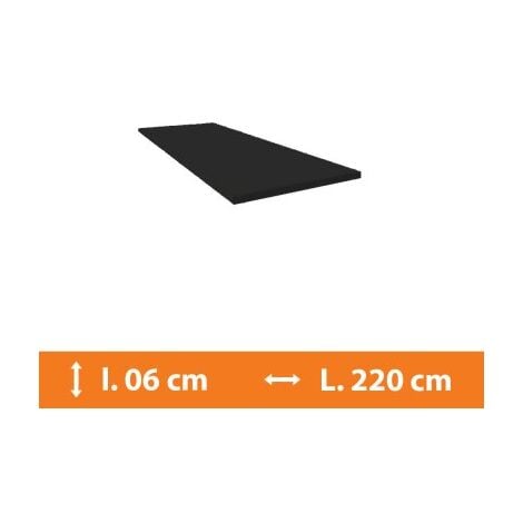 Plat PVC Gris - L.220 x l.6cm