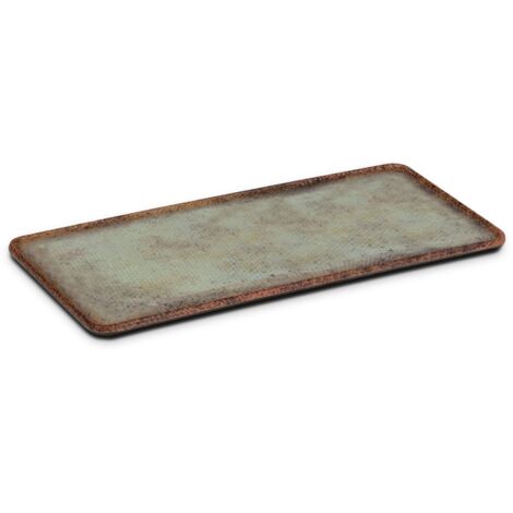 Plat Rectangulaire en Mélaminé Collection Linen 35,5 x 16 cm - Pujadas