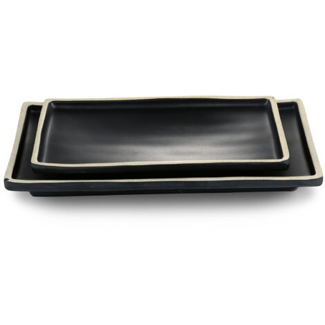 Plat Rectangulaire Terra en Mélamine 21 à 26 cm - Pujadas
