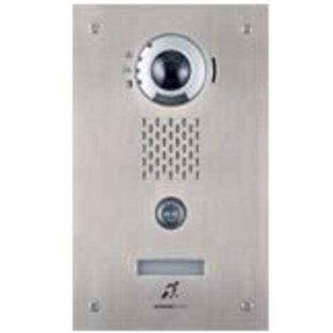 Plat. vidéo enc. 1 bp ip/sip inox access pictos s. vocale boucle magnétique IXDVFL AIPHONE 200938