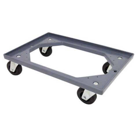 Plataforma con ruedas para cajas almacén 620x450x170 mm METALWORKS E888