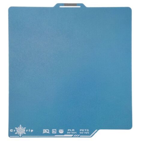 Plataforma de impresión Panda CryoGrip Pro con revestimiento, sin resorte, de acero texturizado de doble cara para impresoras 3D P1P, P1S y A1.