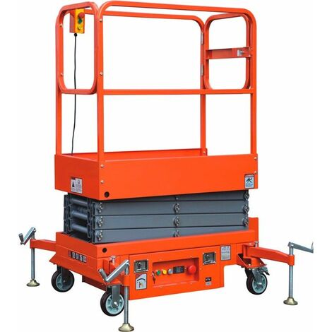 Plataforma Elevadora de Tijera 4.70m-200kg (a batería)