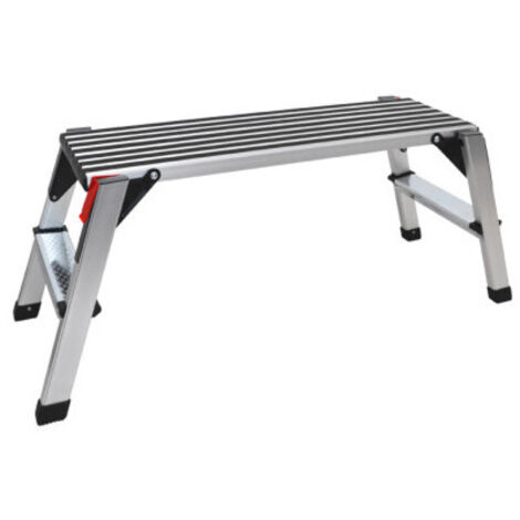Plataforma plegable de aluminio
