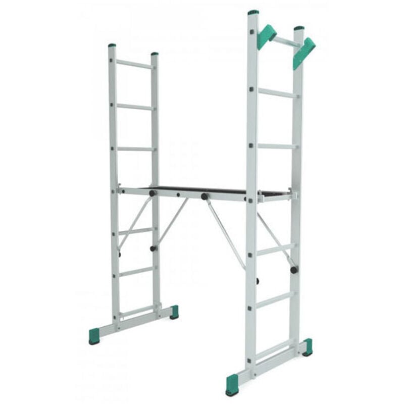 Plate-forme de travail transformable et adaptable aux escaliers