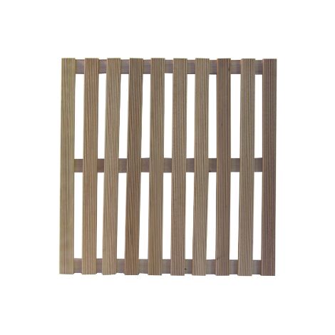 Plate-forme de douche carrée en bois