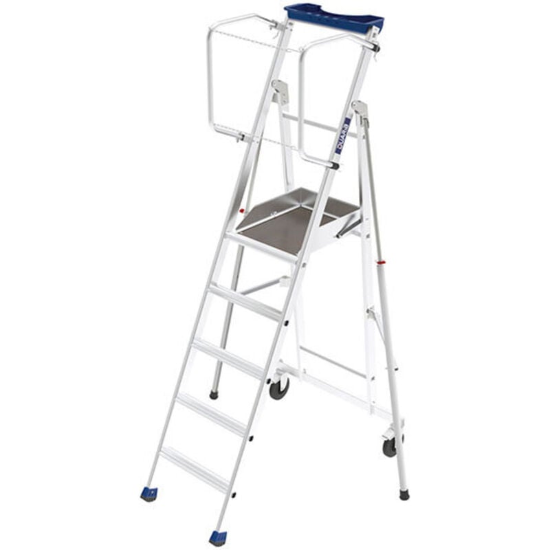 Centaure - Escabeau roulant 5 marches - Hauteur max. de travail 3.27m - ERM-5