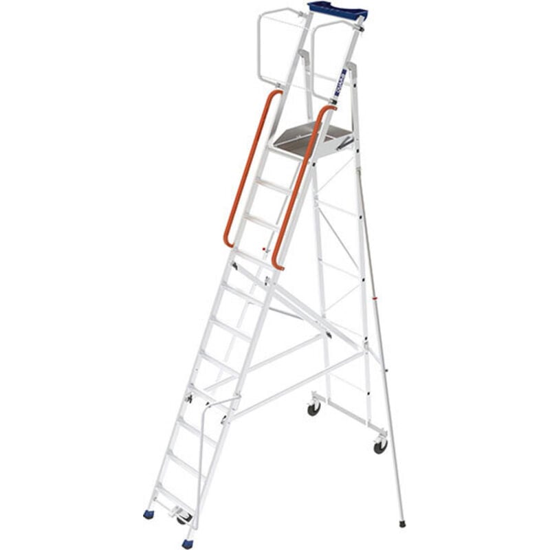 Centaure - Plate-forme de rayonnage aluminium erm 12 marches