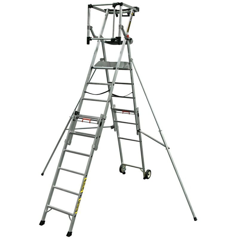 Centaure - Plate-forme individuelle roulante télescopique 6 à 9 marches - masterscop