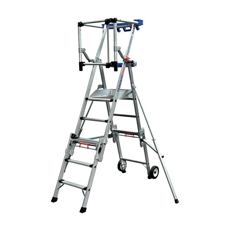 Duarib - Plate-forme individuelle télescopique Perform XT7 hauteur de travail maxi 3,79 m, 7 marches