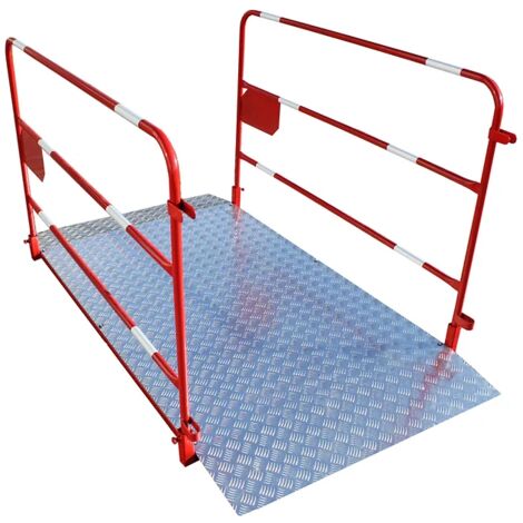PLATE FORME TP PLIABLE ROUGE 2000 x 1000mm - PASSERELLEPLIABL