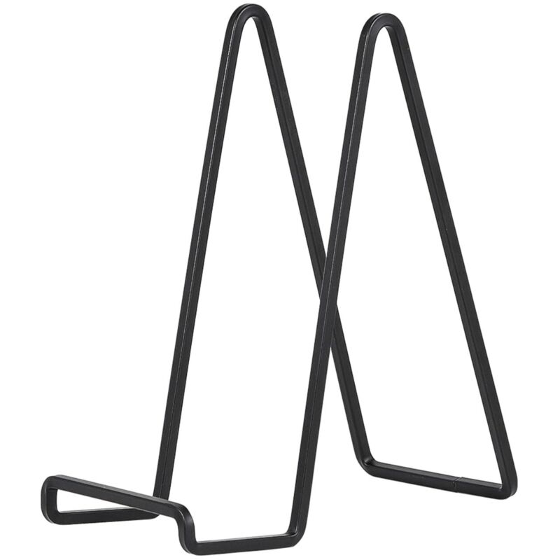 Plate Holder Easel Display Stand - 10 inch Metal Plate Holders - Iron Tabletop Easels for Display Decorative Plates Platter Book Plaque