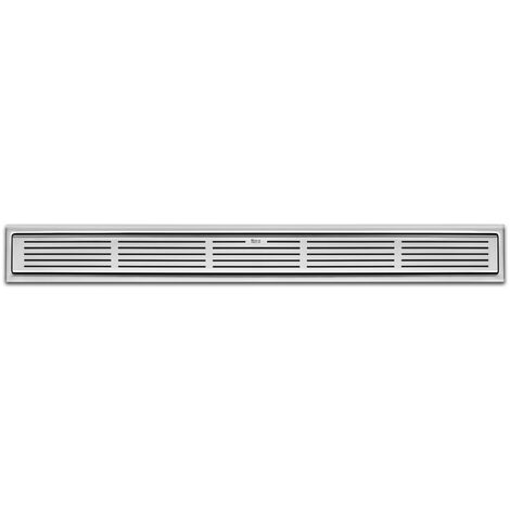 PLATE X2 Placa de desagüe de rejilla adaptable a CHANNEL IN-DRAIN - ROCA Medidas: 650x50 mm
