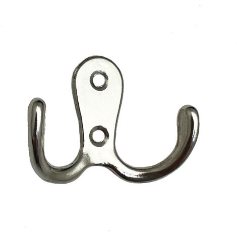 (Plateado) Paquete de 6 ganchos retro para abrigos, ganchos de pared retro, ganchos de metal para puerta de baño, cocina, dormitorio y entrada