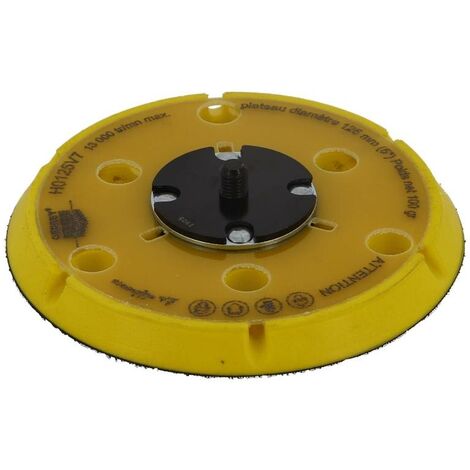 PLATEAU Ø125MM 5/16'' VELCRO POUR UT8702 (SR) - UT8703 (SR) CEDREY