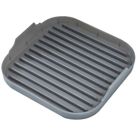 Plateau à bacon pour micro-ondes en silicone alimentaire noir