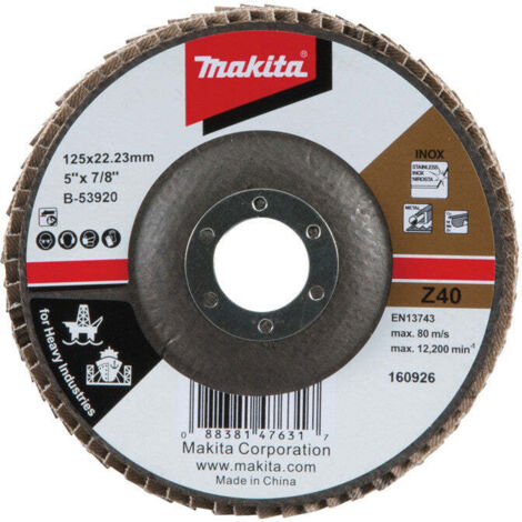 Plateau à lamelles MAKITA B-53920 125 Z40