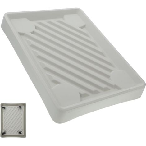 Plateau à roulettes pour pots de fleurs, grand format rectangulaire