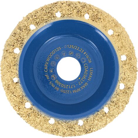 PLATEAU A SURFACER BOMBE HM D125X22.23 BOIS 16/26