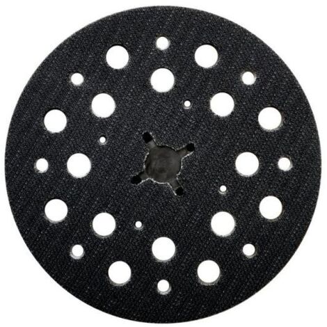 Plateau abrasif multi-hole 125mm – Dureté moyenne pour ponceuses excentriques Metabo SXE 150 – Aspiration efficace de la poussière - SXE 150 BL