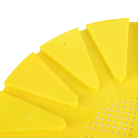 Plateau Anti-Retour pour Ruche - Disque d'Évasion 16 Voies - 3 Pièces ABS - Outil Apicole Économique et Durable