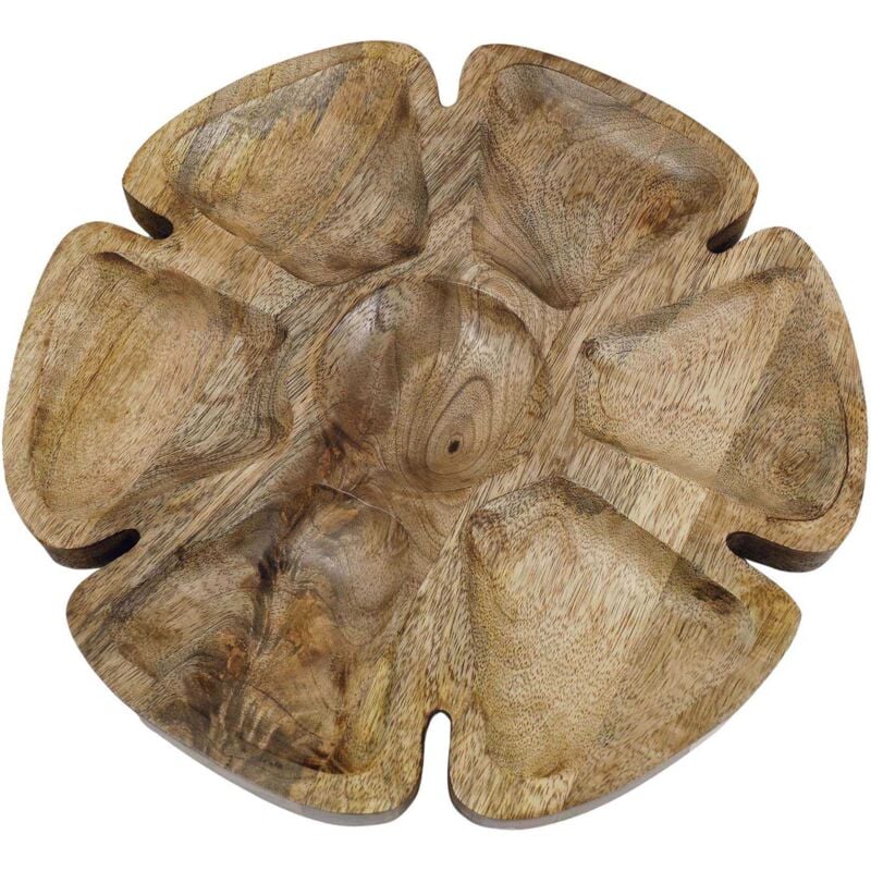 Plateau apéro en manguier Fleur