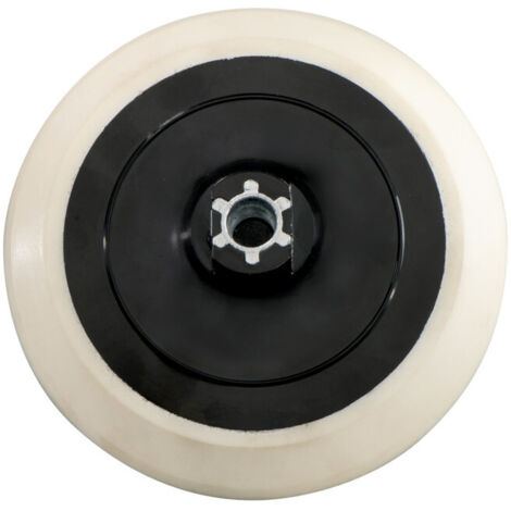 Plateau auto-agrippant 147 mm M 14, pour la fixation d'accessoires de ponçage et de lustrage metabo