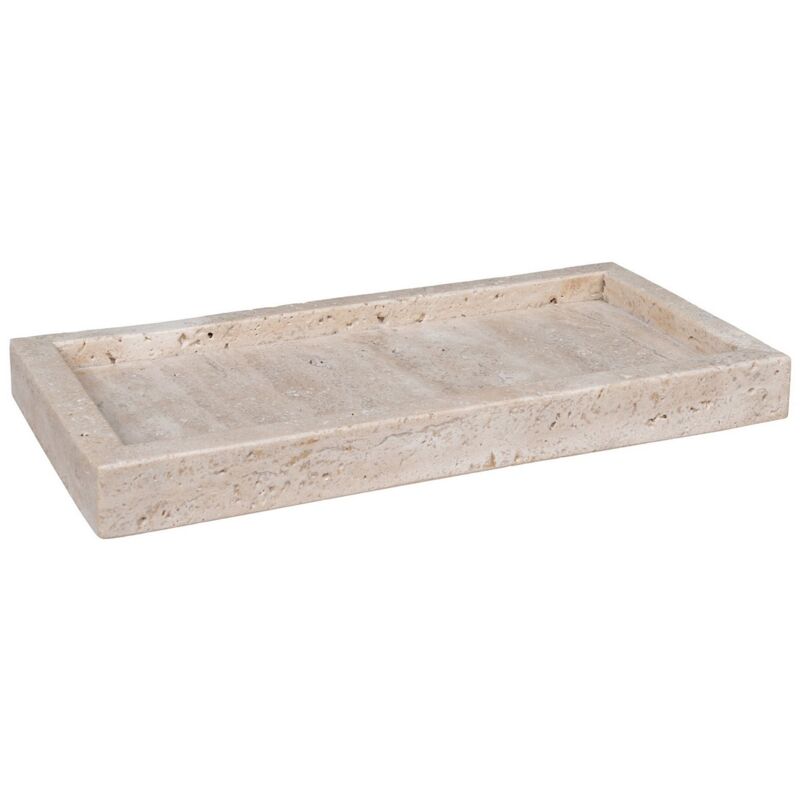 Epikasa - Plateau Bryan, Travertin, Marron, 15x30,5x3 cm